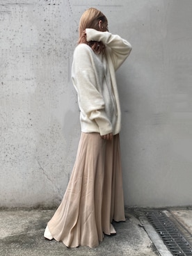 「スタッフセンバツ」｜「アイテム（バレエシューズ）」を使った、莉子 Rikoさん（レディース・158cm）の秋コーディネート