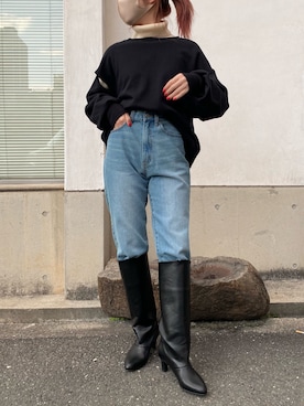 莉子 Rikoさん(レディース・158cm)の冬コーディネート