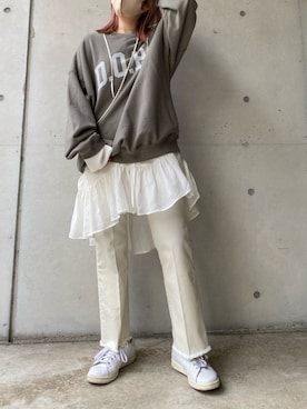 莉子 Rikoさん（レディース・158cm）の冬コーディネート