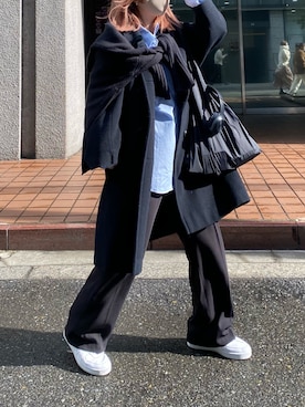 莉子 Rikoさん（レディース・158cm）の冬コーディネート