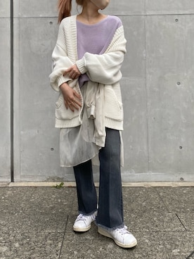 莉子 Rikoさん（レディース・158cm）の冬コーディネート