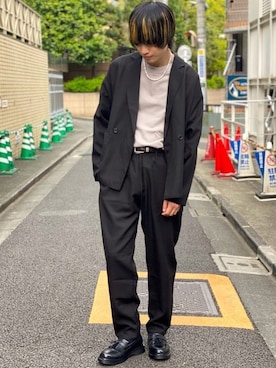 「WEGO（ウィゴー）のアイテム（シューズ）」を使った、もっくんさん（メンズ・175cm）の春コーディネート
