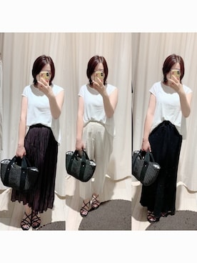 rii ＿❤︎さん（レディース・166cm）の夏コーディネート