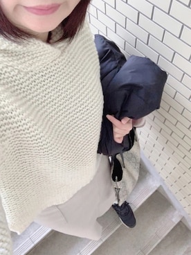 「カメラ女子」｜「アイテム（その他）」を使った、rii ＿❤︎さん（レディース・166cm）の冬コーディネート