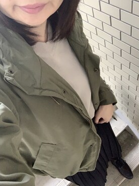「いつもありがとうございます」｜「アイテム（マウンテンパーカー）」を使った、rii ＿❤︎さん（レディース・166cm）の冬コーディネート