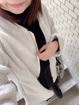 「ショッピング」｜「アイテム（その他アウター）」を使った、rii ＿❤︎さん（レディース・166cm）の春コーディネート