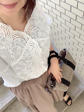 rii ＿❤︎さん（レディース・166cm）の春コーディネート