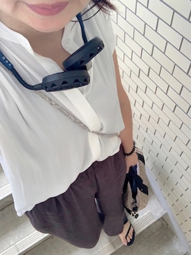 「筋トレ女子」｜rii ＿❤︎さん（レディース・166cm）の夏コーディネート