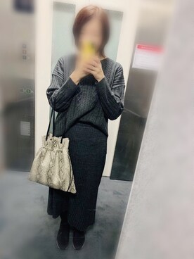 rii ＿❤︎さん（レディース・166cm）の秋コーディネート