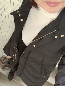 「LEPSIM（レプシィム）のアイテム（サロペット/オーバーオール）」を使った、rii ＿❤︎さん（レディース・166cm）の冬コーディネート