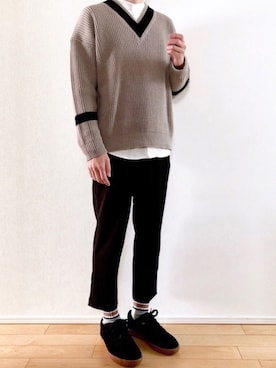 こんさん（メンズ・172cm）の秋コーディネート