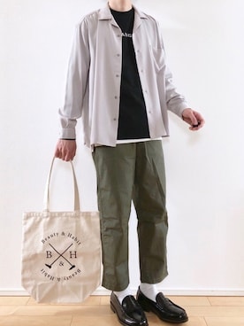 こんさん（メンズ・172cm）の春コーディネート