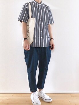 「Esperanto（エスペラント）のアイテム（アクセサリー）」を使った、こんさん（メンズ・172cm）の夏コーディネート