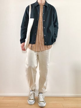 「JOINT WORKS（ジョイントワークス）のアイテム（ジャケット/アウター）」を使った、こんさん（メンズ・172cm）の春コーディネート