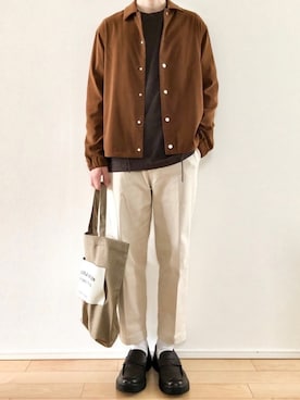 「JOINT WORKS（ジョイントワークス）のアイテム（ジャケット/アウター）」を使った、こんさん（メンズ・172cm）の春コーディネート