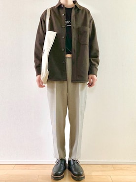 こんさん（メンズ・172cm）の秋コーディネート
