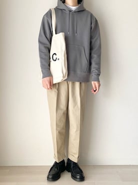「KLEMAN（クレマン）の＜KLEMAN＞ PADRE/シューズ（モカシン/デッキシューズ）」を使った、こんさん（メンズ・172cm）の春コーディネート