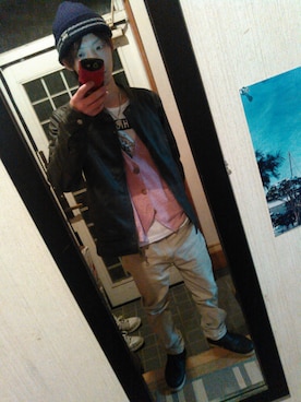 「Mossimo（モッシモ）のアイテム」を使った、LINEスタンプ制作者さん（メンズ・162cm）の春コーディネート