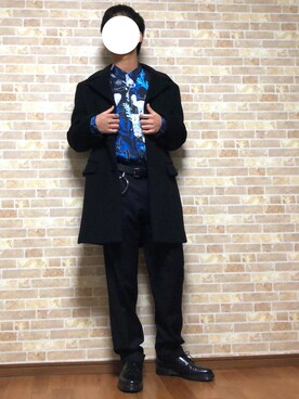 F.Jペイさん（メンズ・180cm）の冬コーディネート