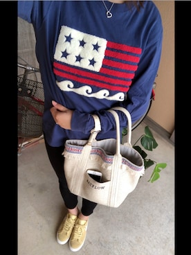 「Anti Ballistic（アンティバルリスティック）のアイテム」を使った、TOM🌙さん（レディース・170cm）の夏コーディネート