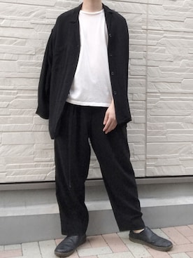 「ワイズフォーメン」｜よしおさん（メンズ・175cm）の秋コーディネート