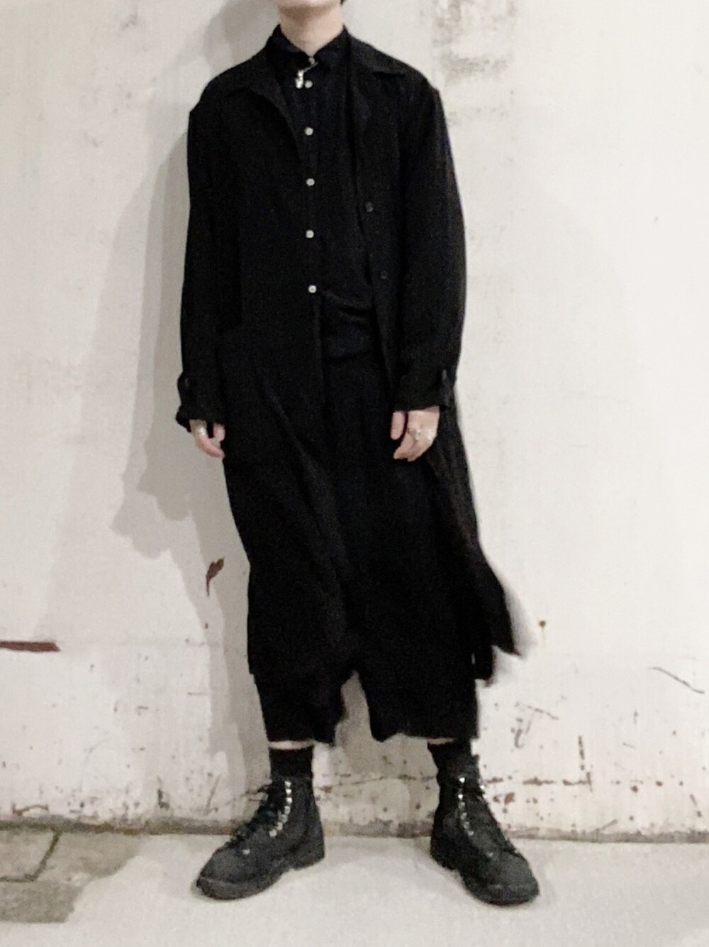Yohji Yamamoto POUR HOMMEのステンカラーコートを使った人気 