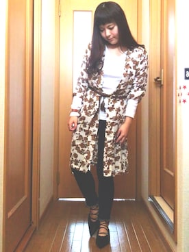 てぃ。さん（レディース・156cm）の春コーディネート