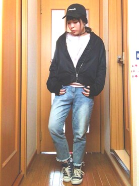 てぃ。さん（レディース・156cm）の春コーディネート