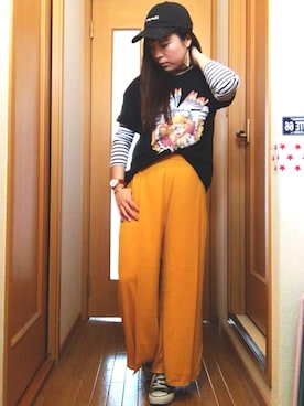 てぃ。さん（レディース・156cm）の春コーディネート