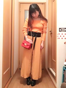 「Ungrid（アングリッド）のアイテム（その他トップス）」を使った、てぃ。さん（レディース・156cm）の春コーディネート