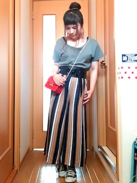 「summer」｜「アイテム（香水）」を使った、てぃ。さん（レディース・156cm）の春コーディネート