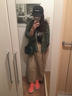 てぃ。さん（レディース・156cm）の春コーディネート