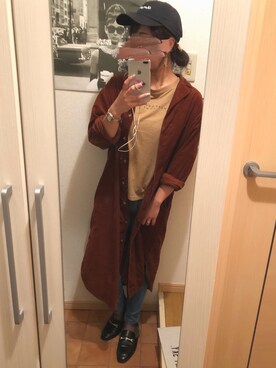 てぃ。さん（レディース・156cm）の秋コーディネート