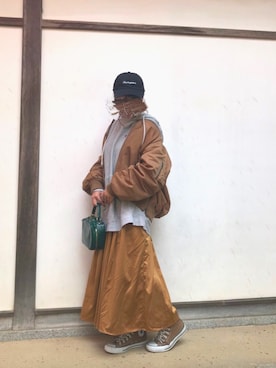 てぃ。さん（レディース・156cm）の秋コーディネート