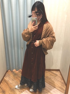 てぃ。さん（レディース・157cm）の冬コーディネート