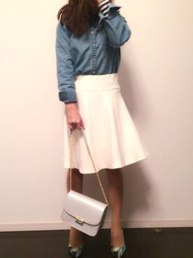 「スプリングSENSEOFPLACE」｜あっきーなさん（レディース・156cm）の春コーディネート