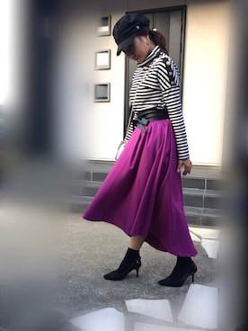 「スプリングSENSEOFPLACE」｜あっきーなさん（レディース・156cm）の春コーディネート