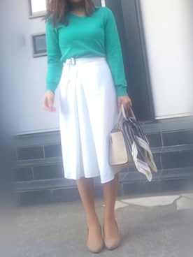 「スプリングSENSEOFPLACE」｜あっきーなさん（レディース・156cm）の春コーディネート