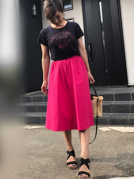 あっきーなさん（レディース・156cm）の夏コーディネート