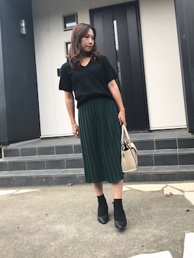 あっきーなさん（レディース・156cm）の秋コーディネート