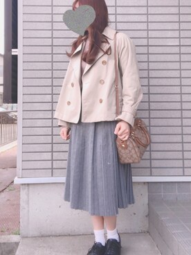 미뇽さん(レディース・155cm)の春コーディネート