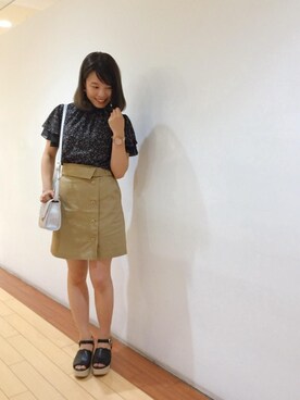 マジェスティックレゴン相模大野ステーションスクエア店スタッフさん（レディース・164cm）の夏コーディネート