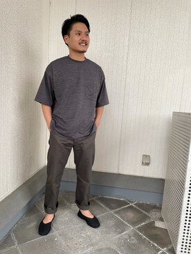 「La Manual Alpargatera（マヌアル・アルパルガテラ）のアイテム」を使った、よねさん（メンズ・172cm）の春コーディネート