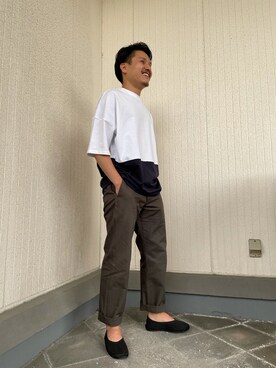「La Manual Alpargatera（マヌアル・アルパルガテラ）のアイテム」を使った、よねさん（メンズ・172cm）の春コーディネート