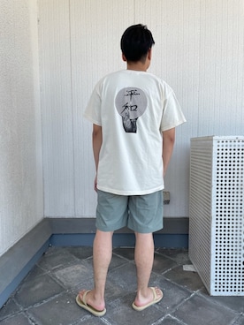 「STRANGE TRIP（ストレンジトリップ）のアイテム」を使った、よねさん（メンズ・172cm）の夏コーディネート