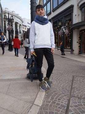 「BeverlyHills」｜blakecai さん（メンズ・173cm）の冬コーディネート