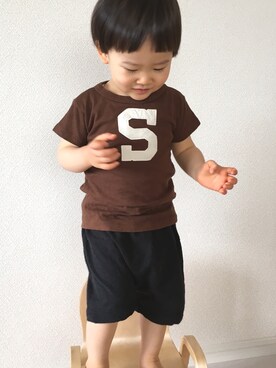 souさん（キッズ・90cm）の春コーディネート