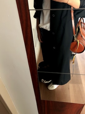 「HYKE」｜「アイテム（トレンチコート）」を使った、yanさん（レディース・162cm）の春コーディネート