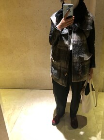 6（ロク）の「＜6(ROKU)＞SHAGGY VEST BLOUSON/ブルゾン（その他