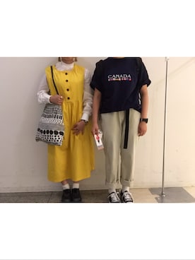 マキノとアンザイさんのコーディネート